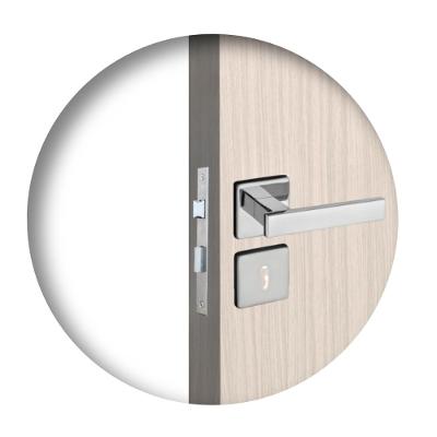 Fechadura Para Porta Interna Roseta Concept 408 Cromada Pado 40mm
