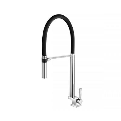 Torneira Para Cozinha De Mesa Doc Bica Alta Preta Docol