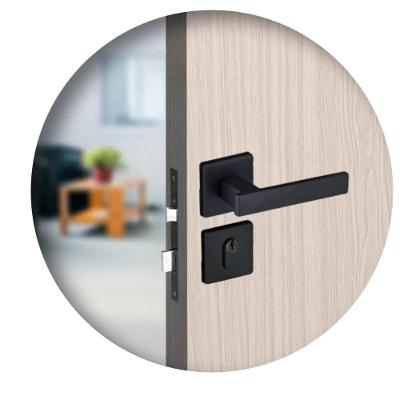 Fechadura Para Porta Externa Roseta Concept 411 Preta Pado 40mm