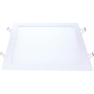 Painel Pop LED Plafon Inteligente de Embutir Smart Wi-Fi NEO 24W Quadrado 30cm Luz Dimerizavel Amarela-Branca Bivolt Ava