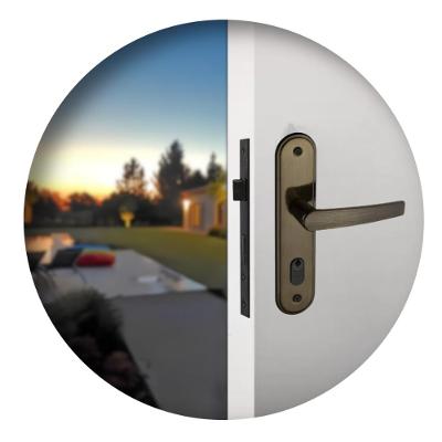 Fechadura Para Porta Externa Espelho Concept 401 Bronze Pado 40mm