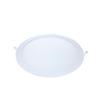 Painel Pop LED Plafon Inteligente de Embutir Smart Wi-Fi NEO 24W Redondo 30cm Luz Dimerizavel Amarela-Branca Bivolt Avan