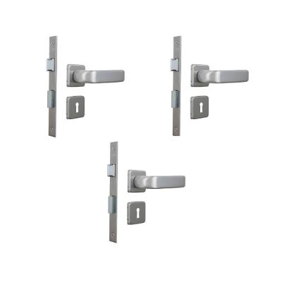 Kit 3 Fechadura Firenze Interna Alumínio 4cm MGM