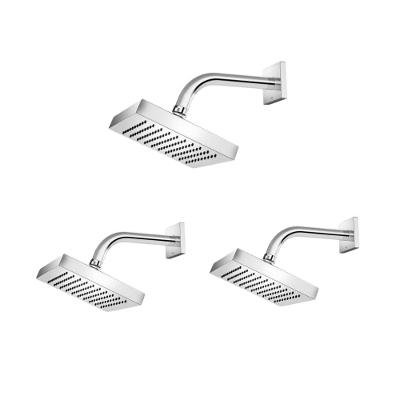 Kit 3 Chuveiro De Parede Quadrado Heaven Q150 Cromado Docol