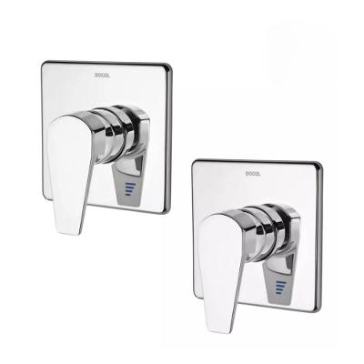 Kit 2 Acabamento Monocomando Para Chuveiro E Ducha Higiênica Lift 1/2" Cromada Docol