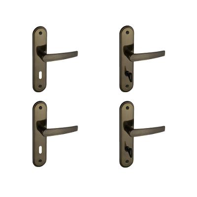 Kit 2 Fechaduras Interna e 2 WC Espelho Concept Pado Bronze