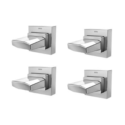 Kit 4 Acabamento Para Registro Docolbase Next 1/2" 3/4" 1" Cromado Docol