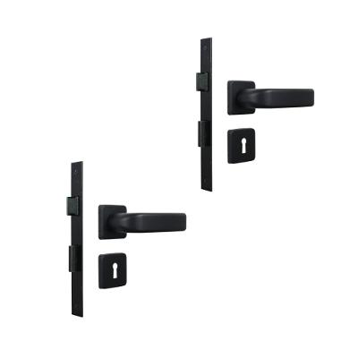 Kit 2 Fechadura Firenze Interna Preto Fosco 4cm MGM