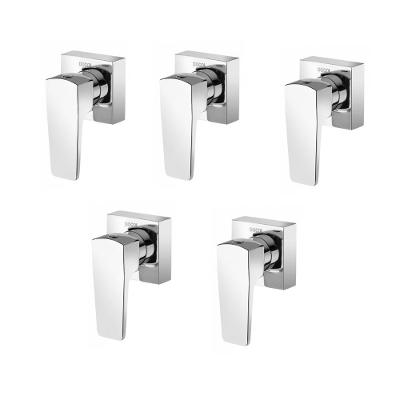 Kit 5 Acabamento Para Registro Base Deca Lift 1/2" 3/4" 1" Cromado Docol