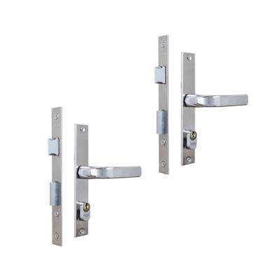 Kit 2 Fechadura Serralheiro Alavanca Externo Cromado MGM