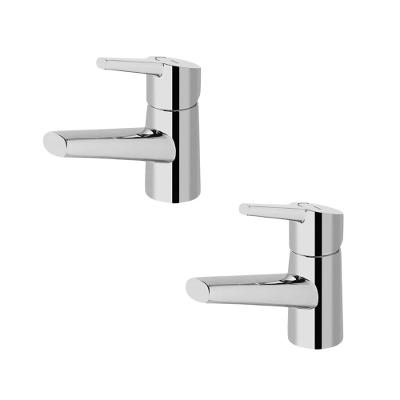 Kit 2 Misturador Monocomando Para Lavatório De Mesa Nexus Bica Baixa Cromada Docol