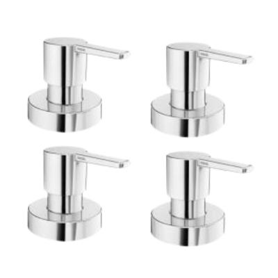 Kit 4 Acabamento Para Registro Base Deca Gali 1/2" 3/4" 1' Cromado Docol