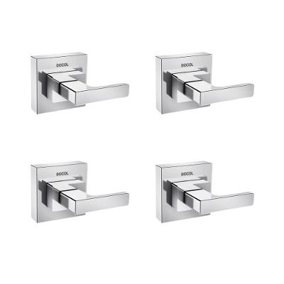 Kit 4 Acabamento Para Registro Docolbase Breezy 1/2" 3/4" 1" Cromado Docol