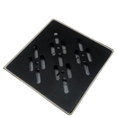 Ralo Linear Novii Grelha 15x15cm Preto Fosco Linear