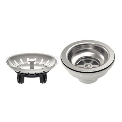 Válvula Econômica 4 1/2" sem Escape em Aço Inox Polido e Polipropileno para Pias e Cubas Tramontina