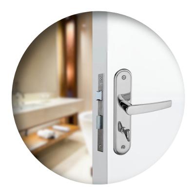 Fechadura Para Porta Banheiro Espelho Concept 401 Cromada Pado 40mm
