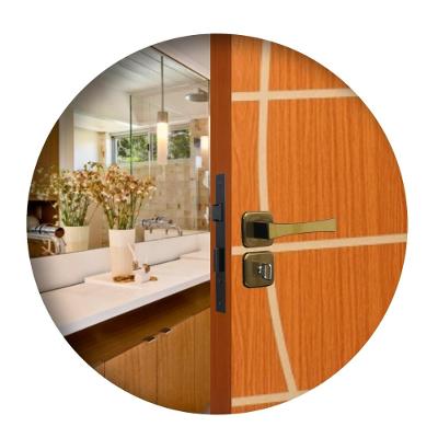 Fechadura Para Porta De Banheiro Roseta Paris Bronze Latonado MGM 40mm