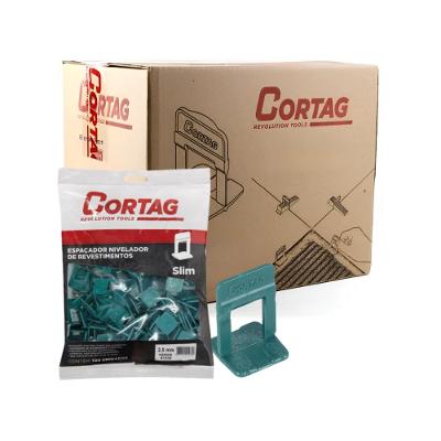 Espaçador Nivelador Slim 2,0mm Verde Cortag C/1000 Peças