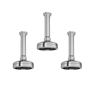 Kit 2 Chuveiro De Teto Redondo Acqua Plus 1990 Com Tubo Cromado Deca