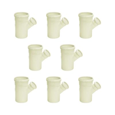 Kit 8 Junções Simples De Redução Esgoto 150x100mm Amanco