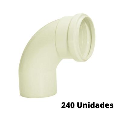 Kit 240 Curvas 90° Curta Esgoto 50mm Amanco