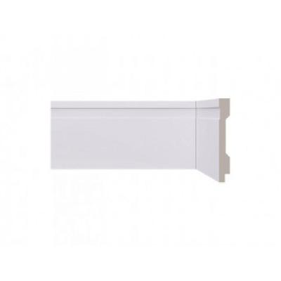 Caixa Rodapé Santa Luzia Branco Com Friso de Poliestireno LEV102 100X2400MM