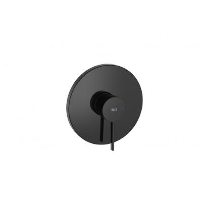 Acabamento Monocomando Para Chuveiro Sem Desviador Ona Titanium Black Roca