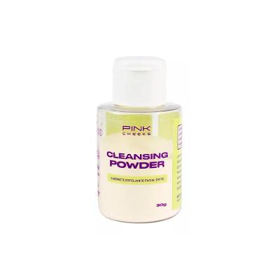 Pink Cheeks Cleansing Powder Sabonete Esfoliante Facial em 30g