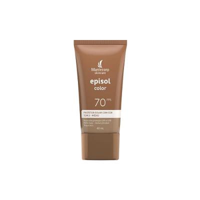 Mantecorp Episol Color Protetor Solar Facial FPS70  Tom 3 Médio 40ml
