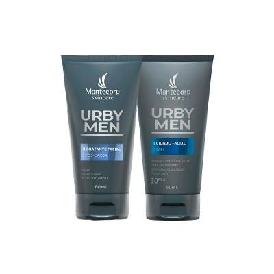 Kit Facial Mantecorp Masculino - Loção Facial 3 em 1 FPS30 e Hidratante