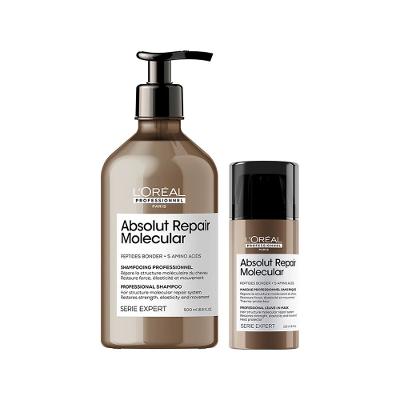 Kit L'Oréal Professionnel Absolut Repair Molecular – Shampoo 500ml e Leave-in 100ml