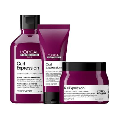 Kit L'Oreál Professionnel Serie Expert Curl Expression Home Care com Máscara de 500 ml + 2 Produtos