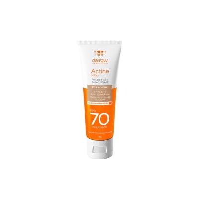 Darrow Actine Colors Protetor Solar Facial FPS70 Pele Morena 40g