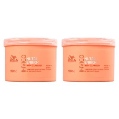 Kit Wella Professionals Invigo Nutri Enrich Máscara de Nutrição 500ml - 2 Unidades