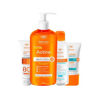 Kit Facial Rotina Completa Antiacne Facial Darrow - 4 Produtos