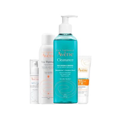 Kit Facial Avène Rotina Completa De Skincare - 4 Produtos