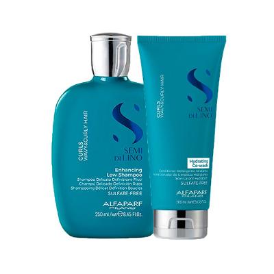 Kit Alfaparf Milano Professional Semi Di Lino Curls - Shampoo e Condicionador