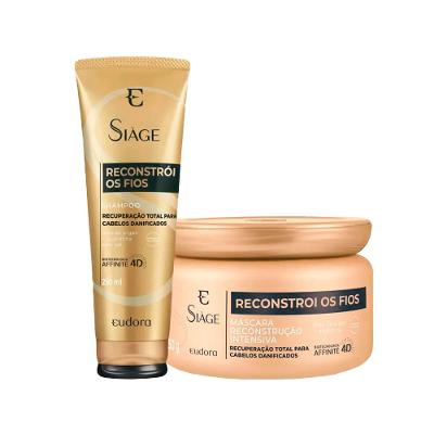 Kit Eudora Siáge Reconstrói os Fios 4D - Shampoo e Máscara