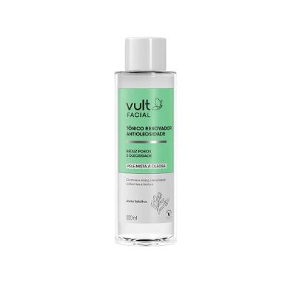 Vult Tônico Renovador Facial Antioleosidade 200ml