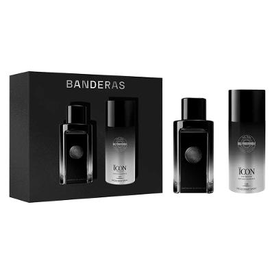 Kit Banderas The Icon The Parfum EDP Perfume Masculino 100ml e Desodorante Spray 150ml