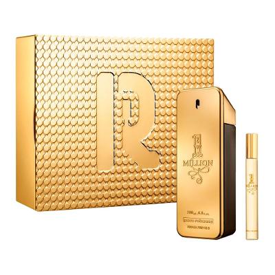Kit Paco Rabanne 1 Million EDT Perfume Masculino 200ml e Miniatura 10ml