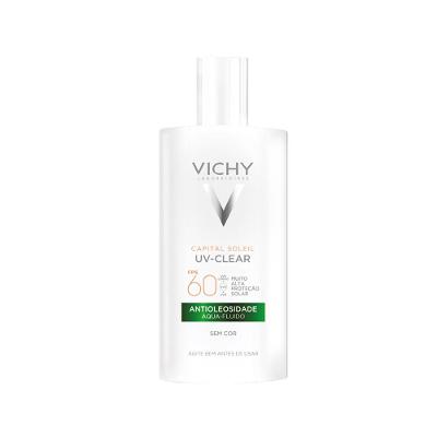 Vichy Capital Soleil UV-Clear sem Cor Protetor Solar Facial FPS 60 40g