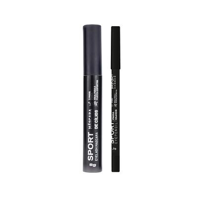 Kit Pink Cheeks - Sport Eyelash Máscara De Cílios Preto 8g + Sport Eyepencil Lápis De Olho Cremosa Preto 1,2g