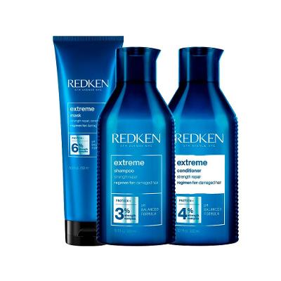 Kit Redken Extreme - Shampoo 300ml + Condicionador 300ml + Máscara 250ml