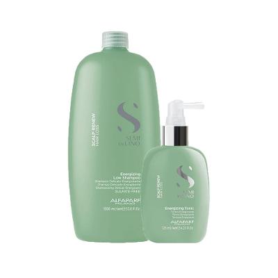 Kit Alfaparf Milano Professional Semi Di Lino Scalp Profissional - Shampoo e Tônico