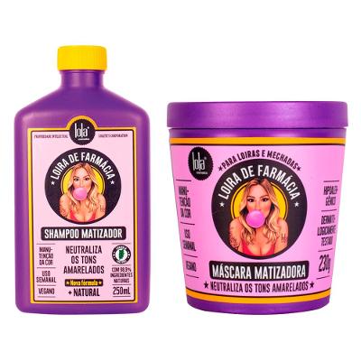 Kit Lola From Rio Loira De Farmacia - Shampoo 250ml + Máscara 230g