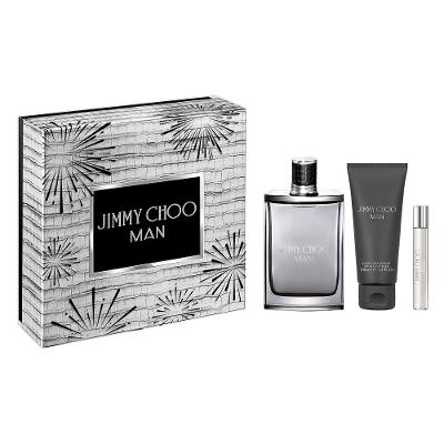 Kit Jimmy Choo Edt Perfume Masculino 100Ml + Sabonete Líquido 100Ml + Miniatura 7,5Ml