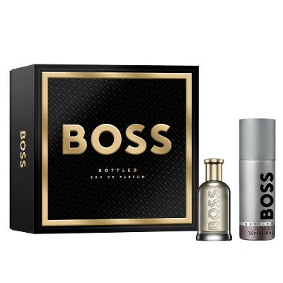 Kit Hugo Boss Coffret Boss Bottled Edp Perfume Masculino 50Ml + Desodorante 150Ml Caixa Preta