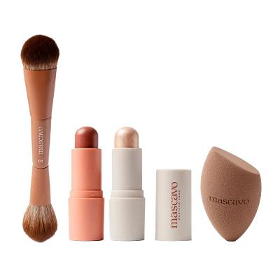 Kit Mascavo Oak Glow & Go Trio + ProBlender Esponja Grande