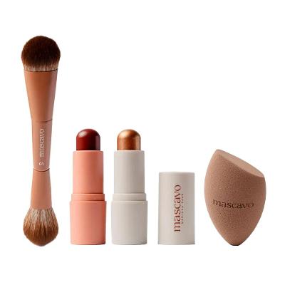 Kit Mascavo Plum Glow & Go Trio + ProBlender Esponja Grande
